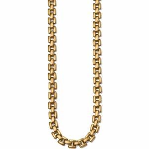 NEW BRIGHTON athena chain necklace in gold